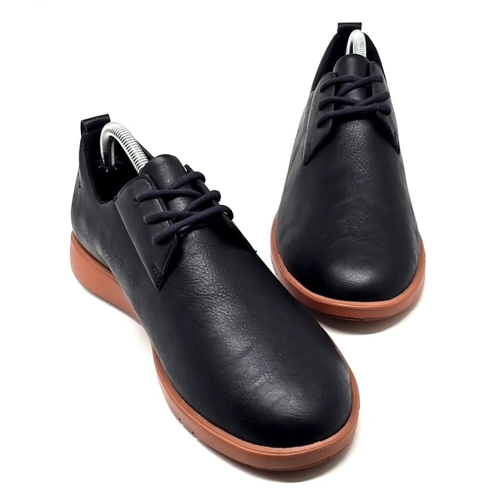 Ponto Pacific Black Lace-Up Oxford Dress Shoes Men’s Size 9 Business Formal - Picture 2 of 12